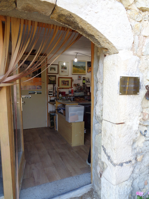 Atelier de Monique Chretien artiste peintre, exterieur